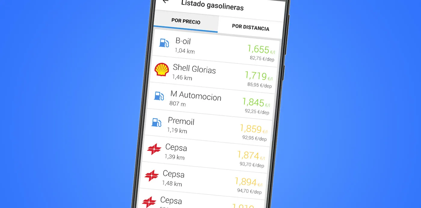 App buscar gasolinera barata